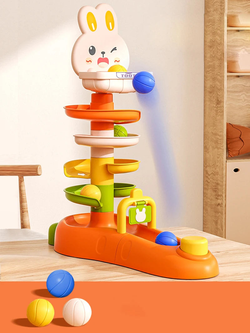 Race Track Car Ramp Toy Educational Game For Boys Children 3 4 5 Year Racing Gliding Track Toys Puzzle Gliding Rail Car Park Toy