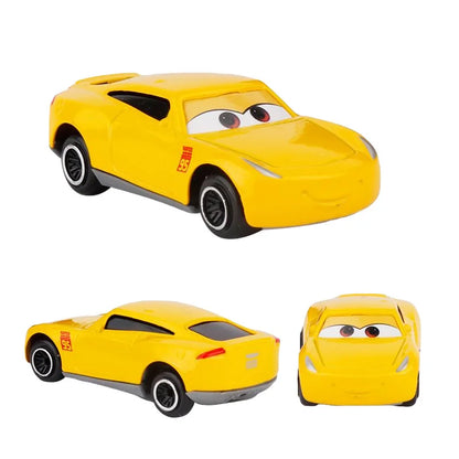 Disney Pixar Cars set Lightning McQueen Sheriff mack Truck Diecast Metal Car 2 1 3 box dinoco racer car Toy Boy Gift for kids