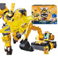 New Metal Cardbot Transforming Robot to Car Action Figures BLUE COP with Card Transformation Car Toys for Child Gift